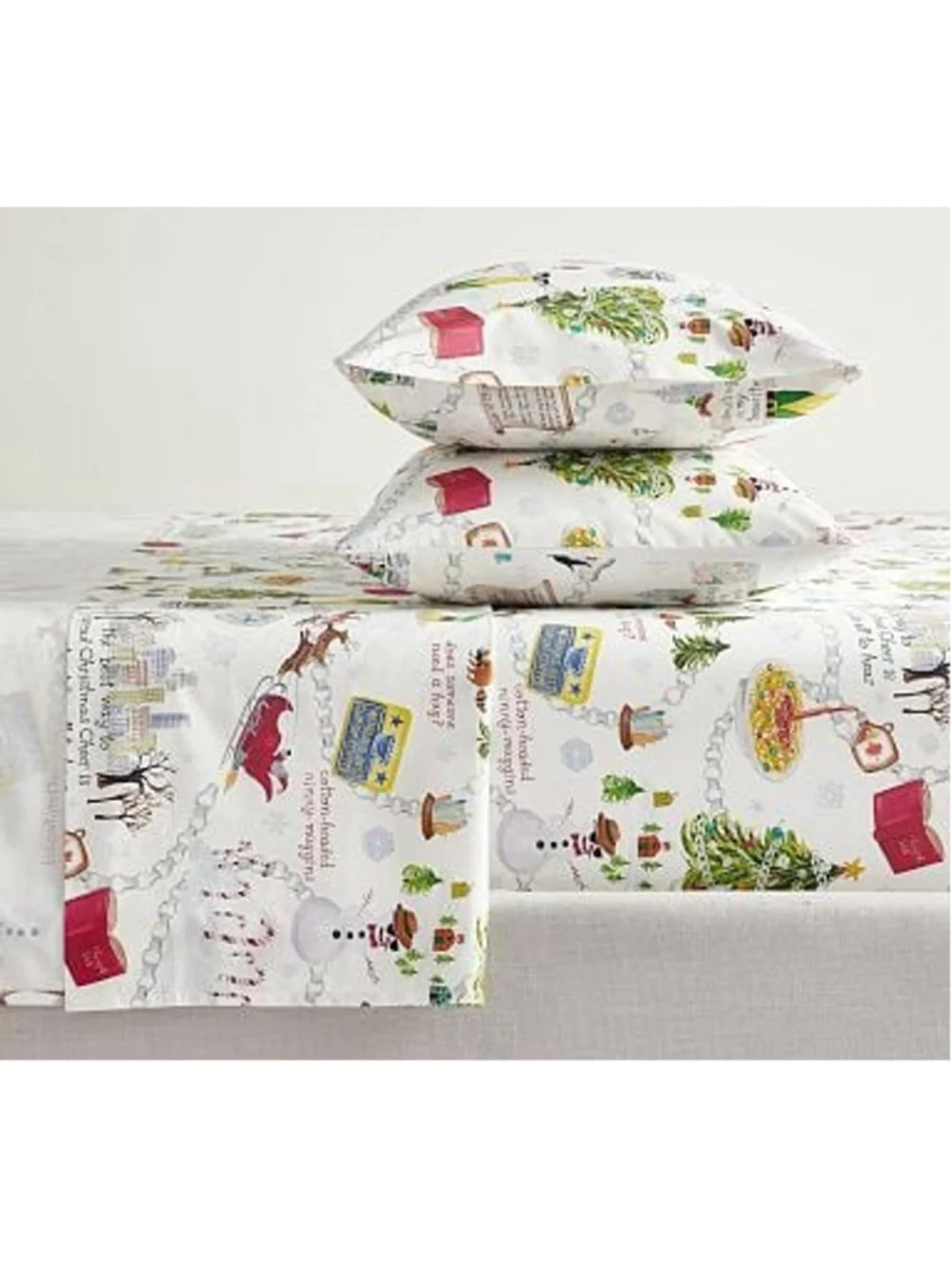 New Pottery Barn Elf™ Percale Queen Sheet Set